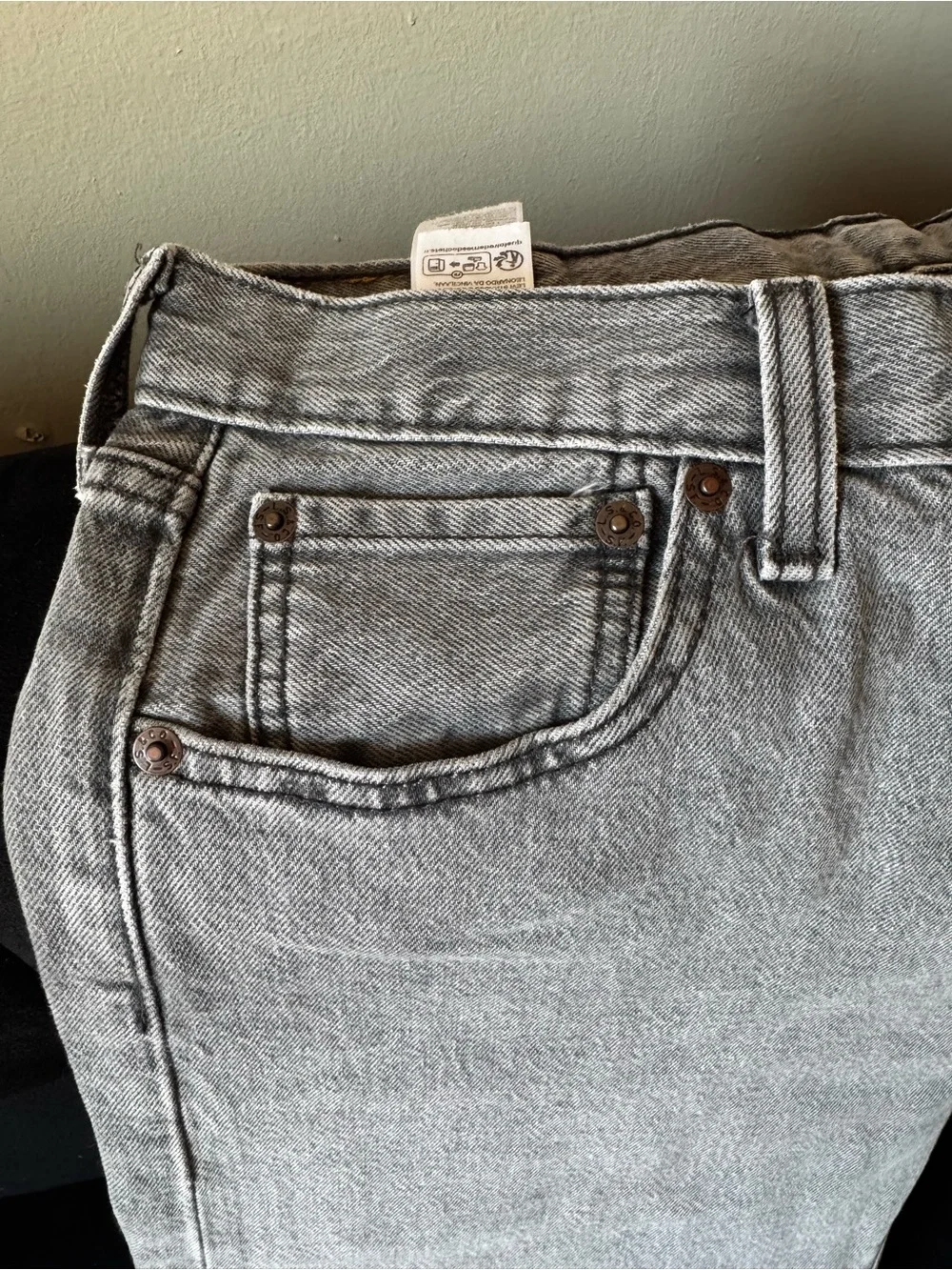 Levi's Men’s Light Gray Bootcut Jeans